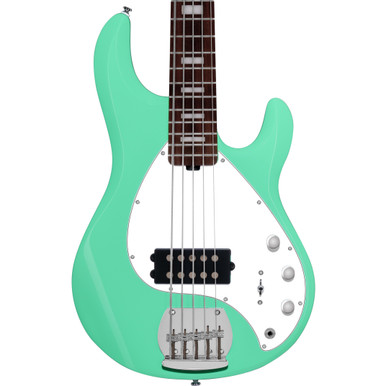 Sterling by Music Man StingRay 5 Plus RAY5X Bass Guitar in Seafoam Green - Image 2