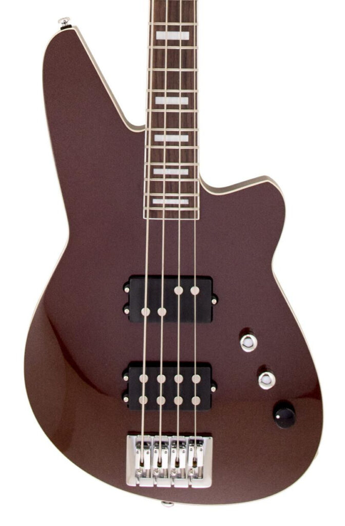Reverend Thundergun Special Bass Guitar in Metallic Bordeaux