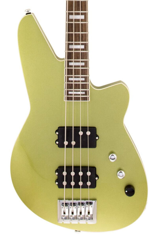 Reverend Thundergun Special Bass Guitar in Metallic Limeade - Image 1