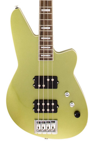 Reverend Thundergun Special Bass Guitar in Metallic Limeade - Image 2