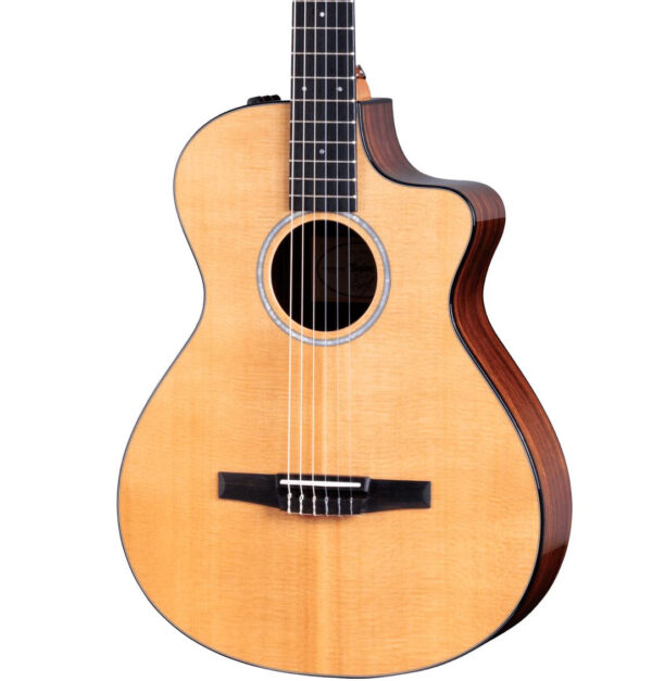 B Stock : Taylor 212ce-N Plus Grand Concert Nylon Acoustic Guitar - 001 - Image 1