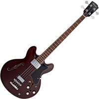 Hartwood Revival Bass Guitar Wine Red