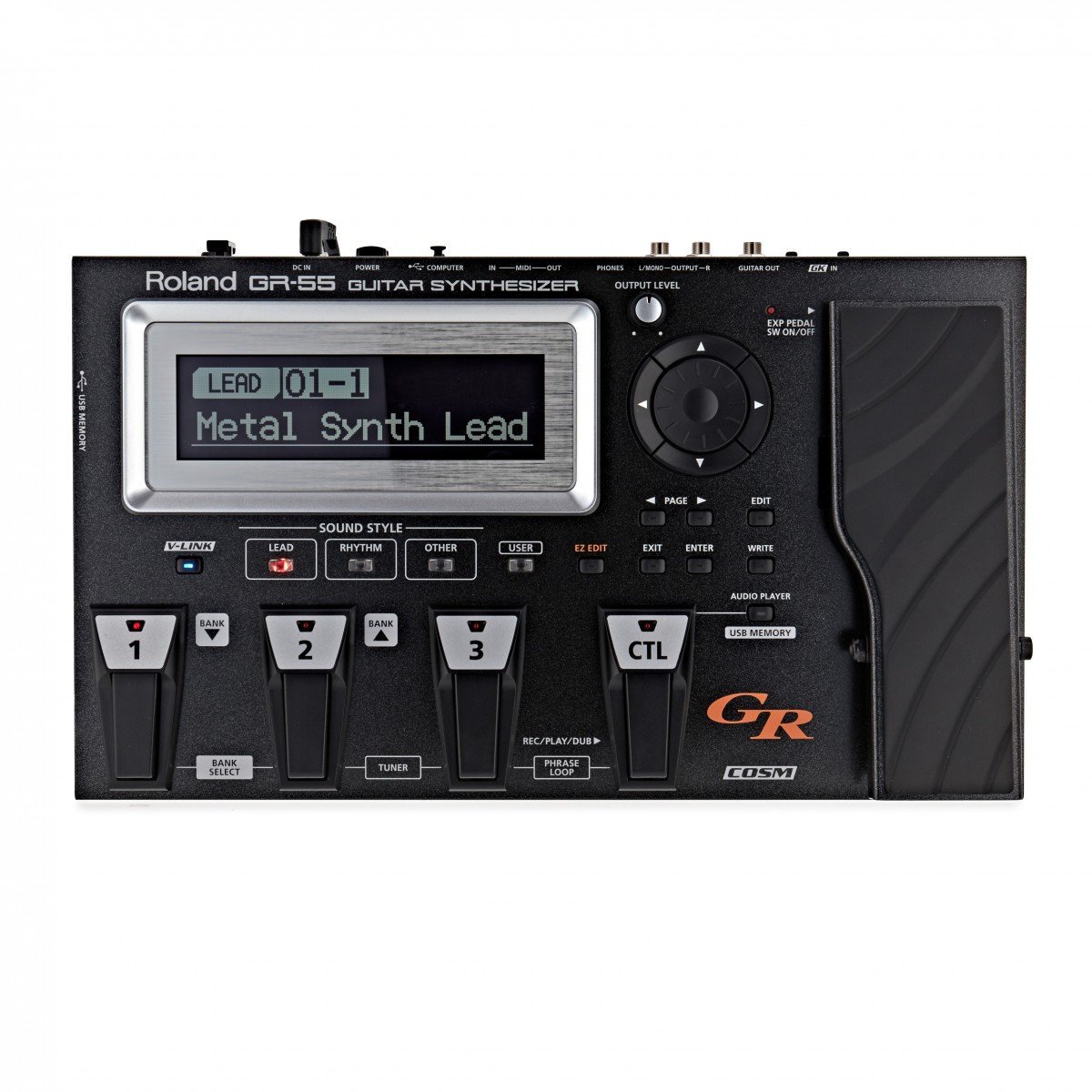 Roland GR55S-BK Guitar and Bass Synthesizer (No Pickup) - Image 1