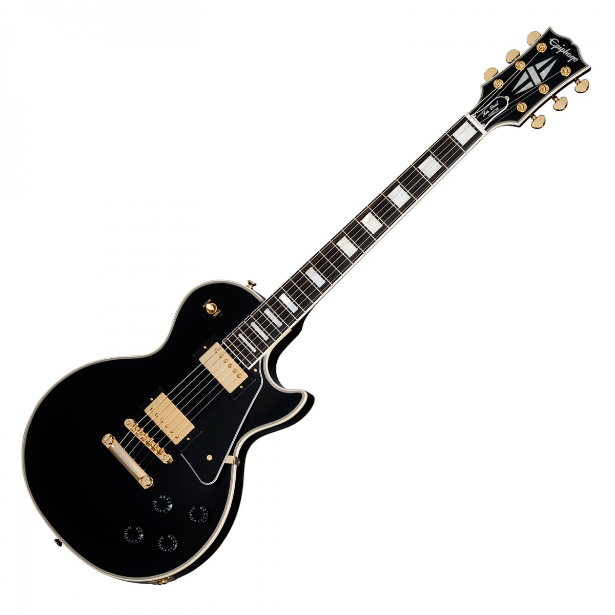 Epiphone Les Paul Custom Inspired by Gibson Custom Ebony - Image 1