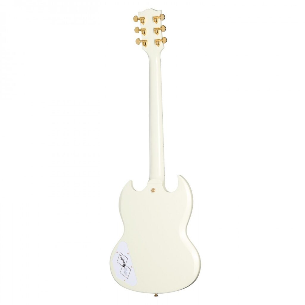 Epiphone 1963 Les Paul SG Custom With Maestro Vibrola Inspired by Gibson Custom Classic White