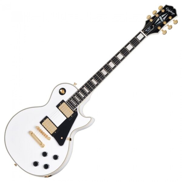 Epiphone Les Paul Custom Inspired by Gibson Alpine White - Image 1
