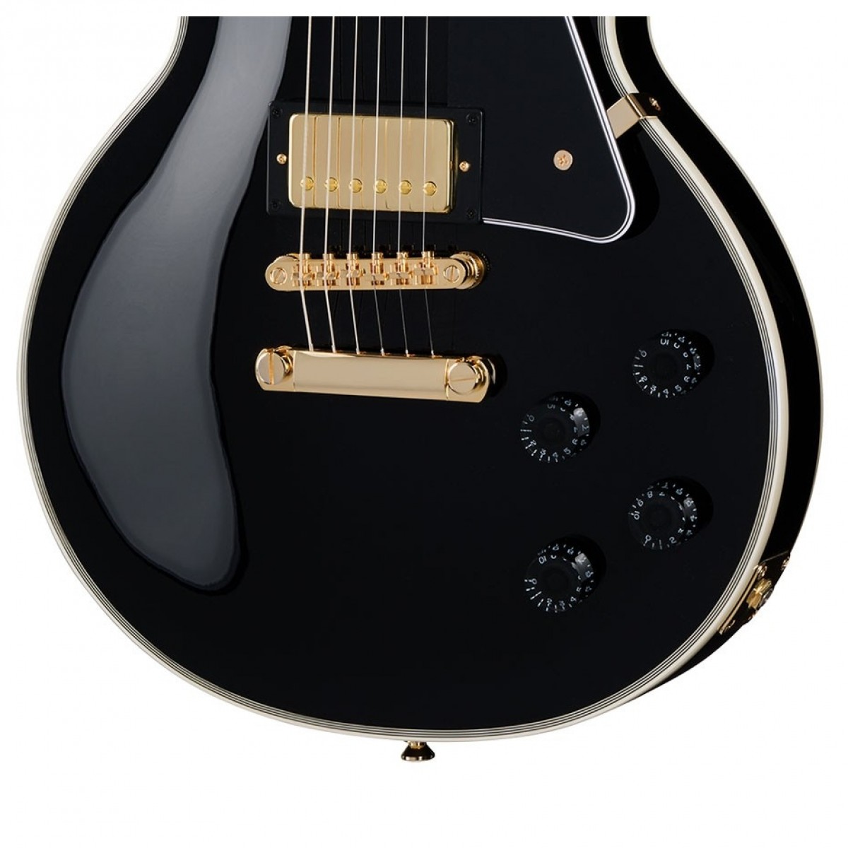 Epiphone Les Paul Custom Inspired by Gibson Ebony - Image 3