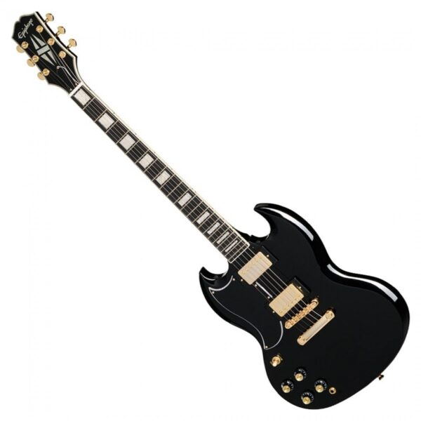 Epiphone SG Custom Left-Handed Inspired by Gibson Ebony - Image 1