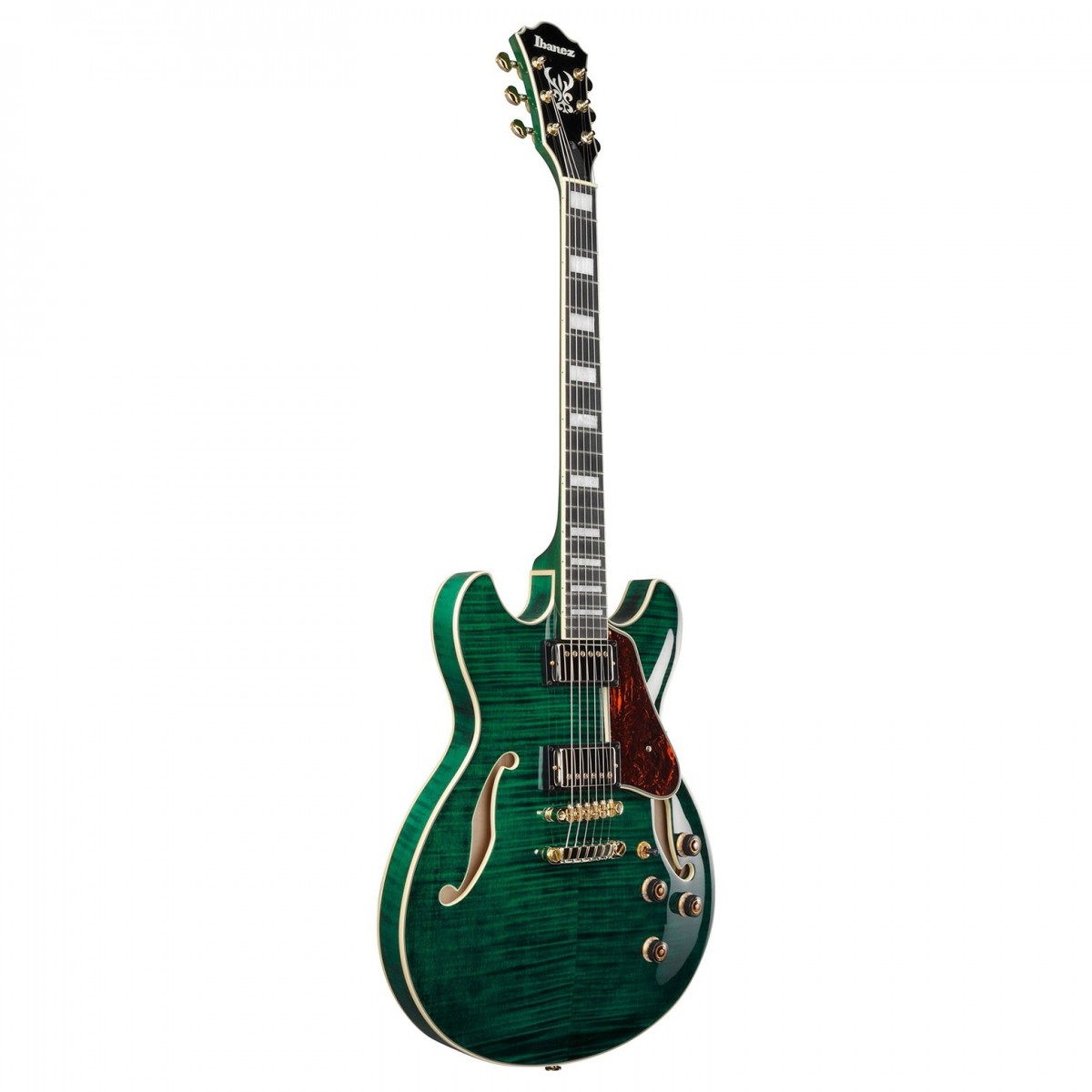 Ibanez AS93FM Transparent Moss Green - Image 3