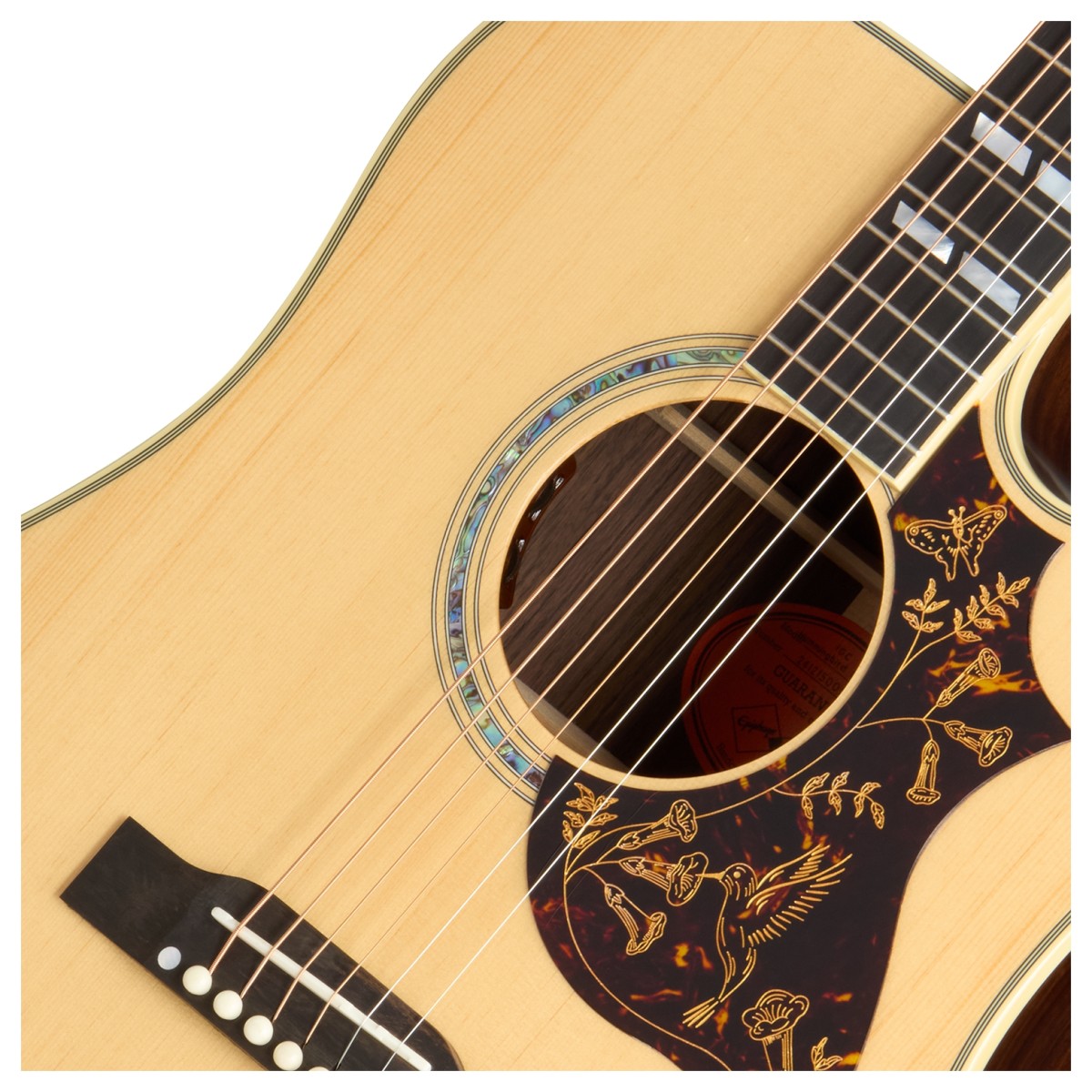 Epiphone Hummingbird Deluxe EC Natural - Image 4