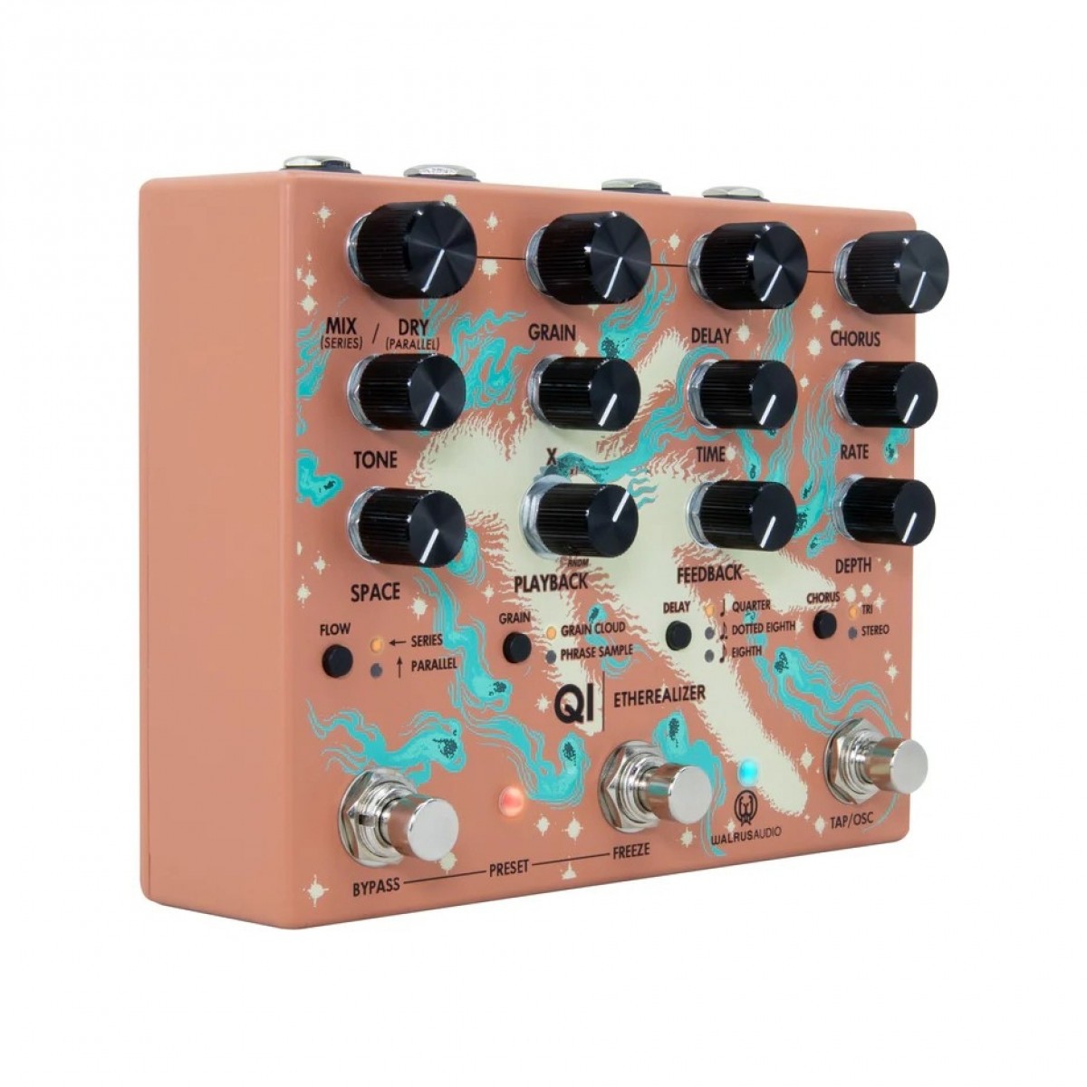 Walrus Audio Qi Etherealizer Yvette Young Signature Pedal Terracotta - Image 4