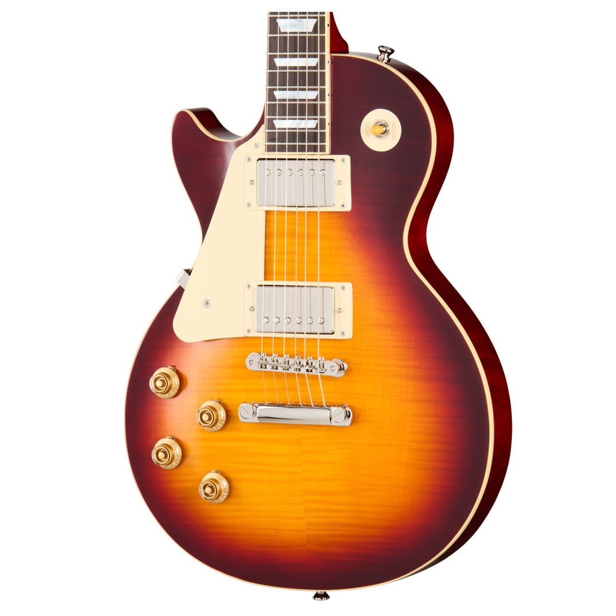 Epiphone 1959 Les Paul Standard Reissue Left Handed Deep Cherry Sunburst - Image 3