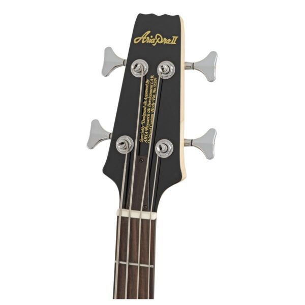 Aria SB-One Electric Bass Guitar Black - Image 4