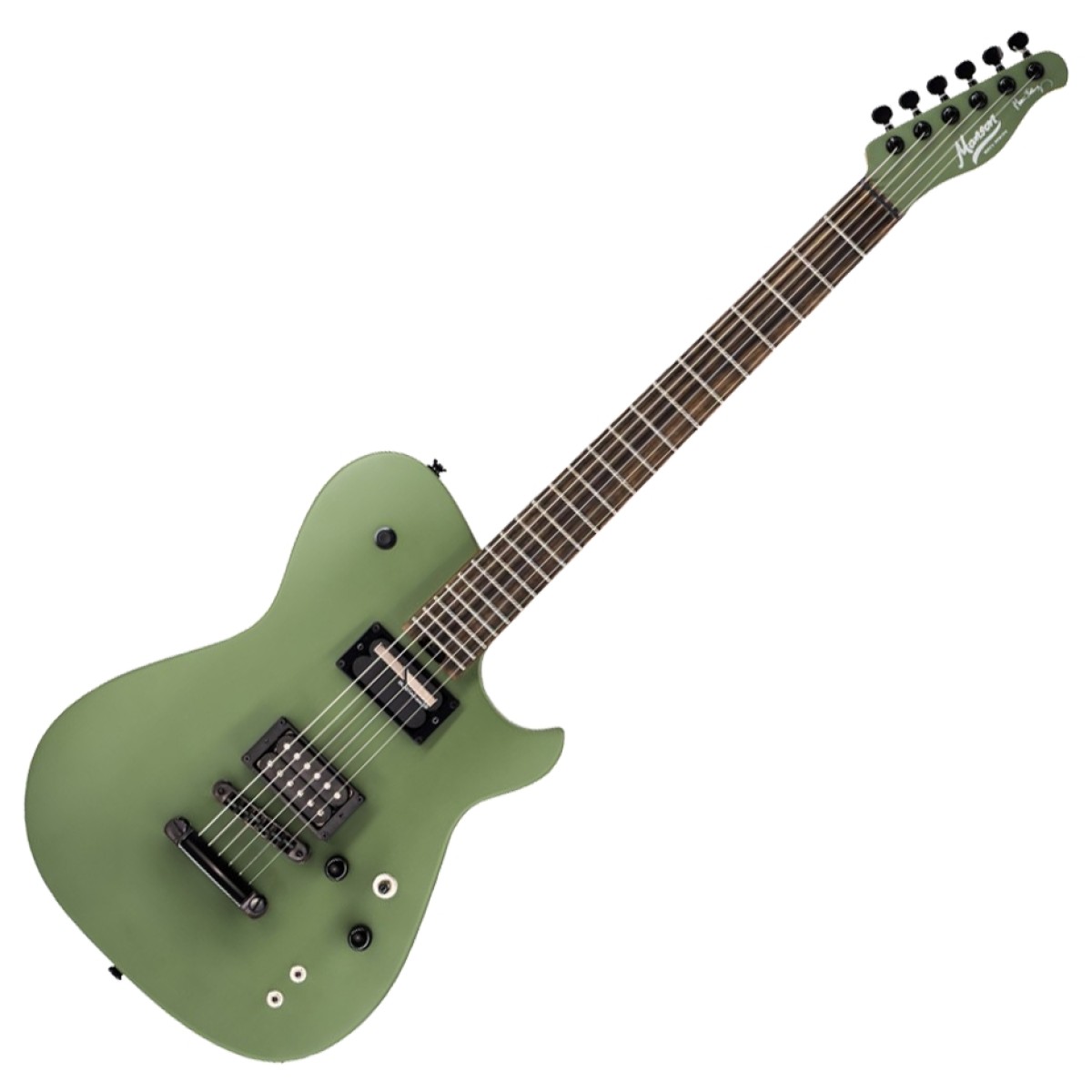 Manson MBM-2 Sustainiac Meta Matt Bellamy Satin Olive Green - Image 1