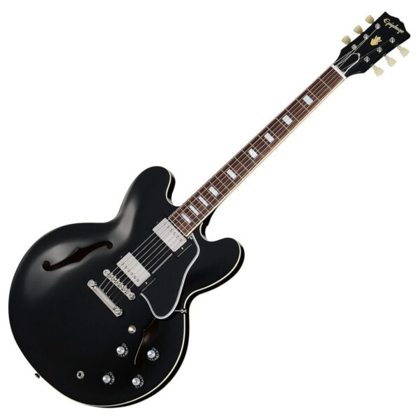 Epiphone 1962 ES-335 Reissue Aged Ebony - Image 1