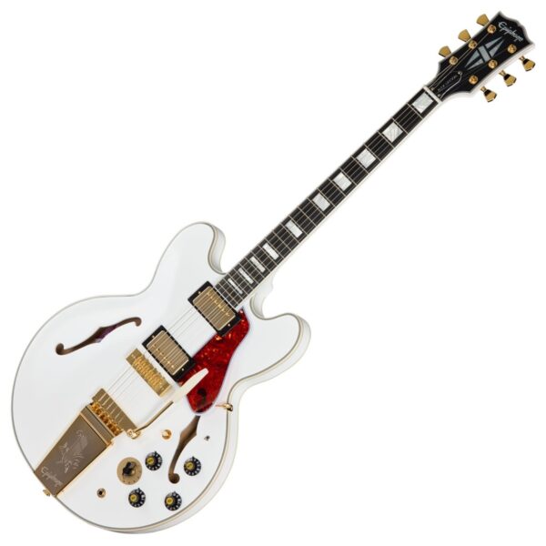 Epiphone Alex Lifeson 1976 ES-355 Reissue Alpine White - Image 1