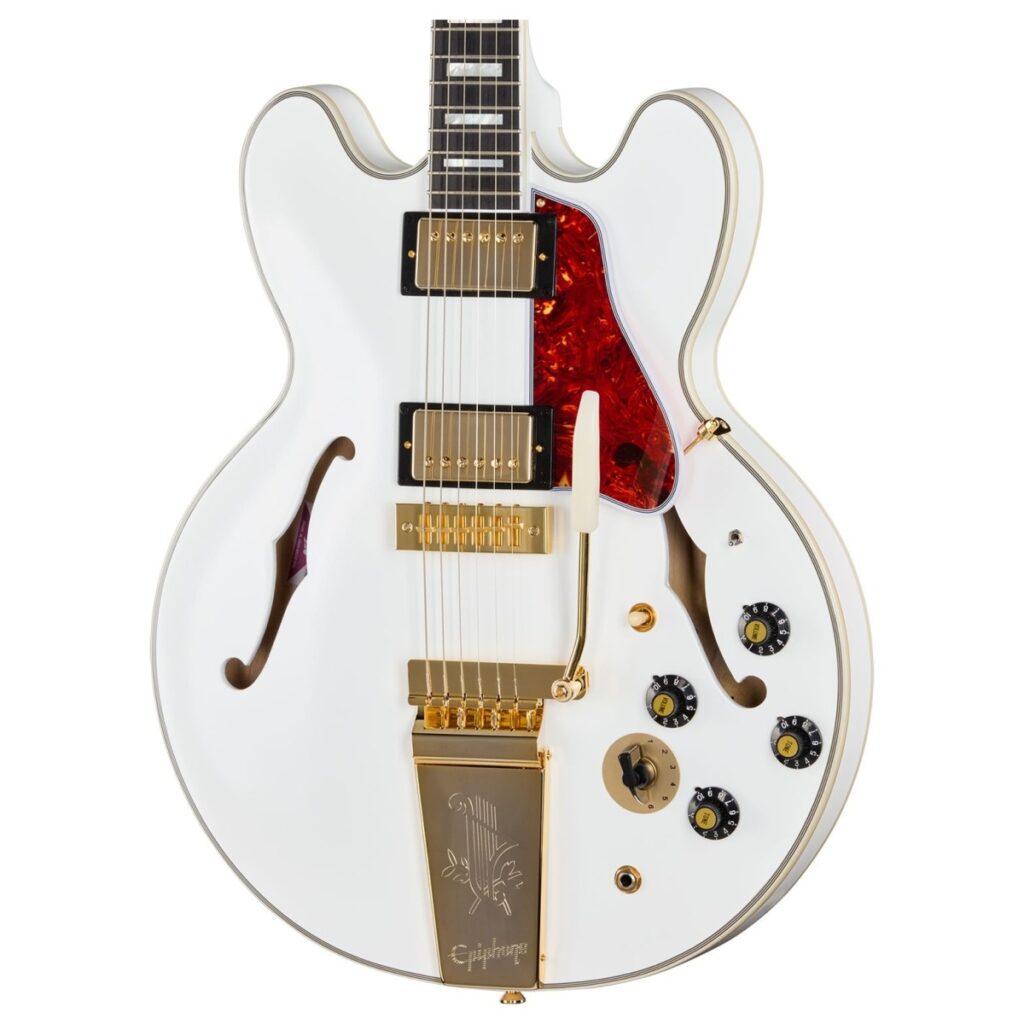 Epiphone Alex Lifeson 1976 ES-355 Reissue Alpine White