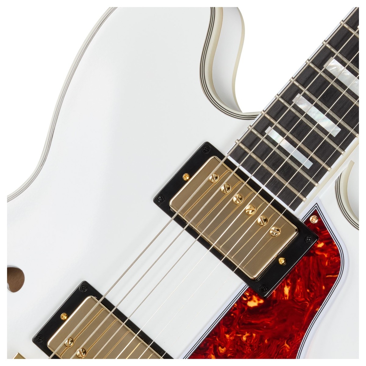 Epiphone Alex Lifeson 1976 ES-355 Reissue Alpine White - Image 4
