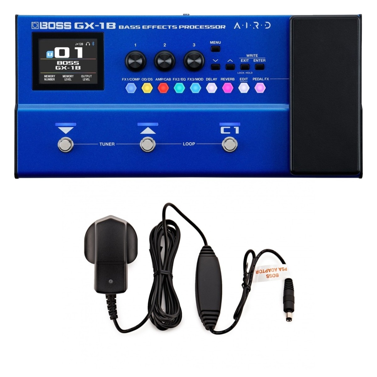 Boss GX-1B Bass Multi Effects Processor with Power Supply - Image 1