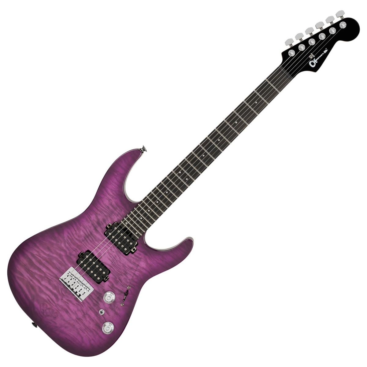 Charvel Pro-Mod Plus DK24 HH HT EB QM Violet Radiance - Image 1