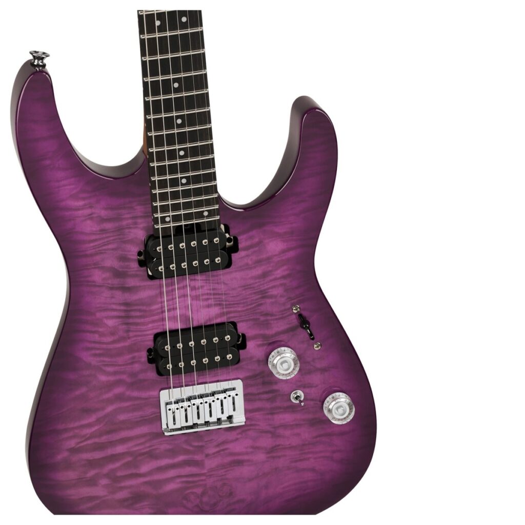 Charvel Pro-Mod Plus DK24 HH HT EB QM Violet Radiance