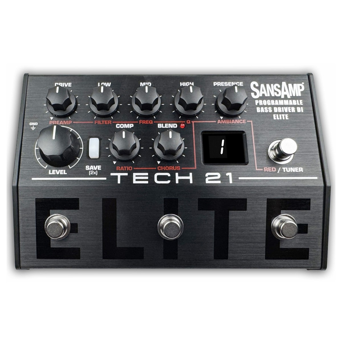 Tech 21 SansAmp Programmable Bass Driver ELITE - Image 1