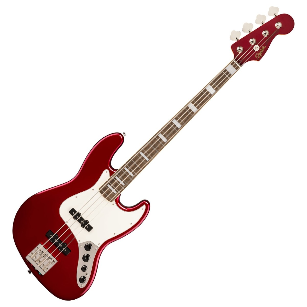 Squier FSR Classic Vibe Active 70s Jazz Bass LRL Matching Headstock Candy Apple Red - Image 1