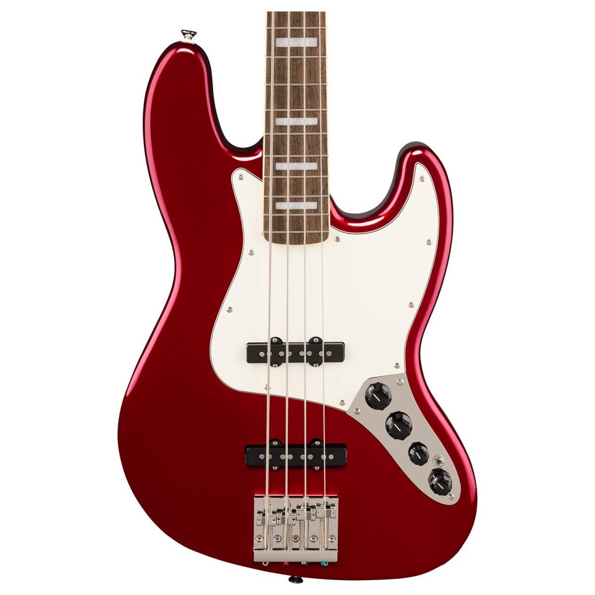 Squier FSR Classic Vibe Active 70s Jazz Bass LRL Matching Headstock Candy Apple Red - Image 2