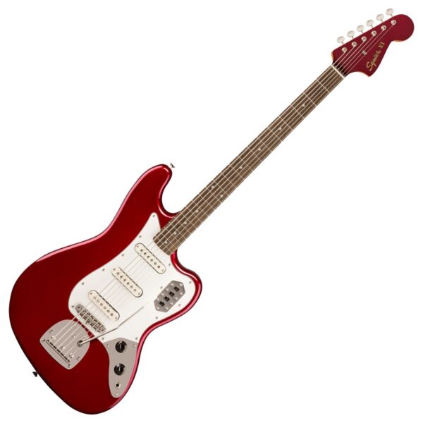 Squier FSR Classic Vibe Bass VI Matching Headstock Candy Apple Red - Image 1