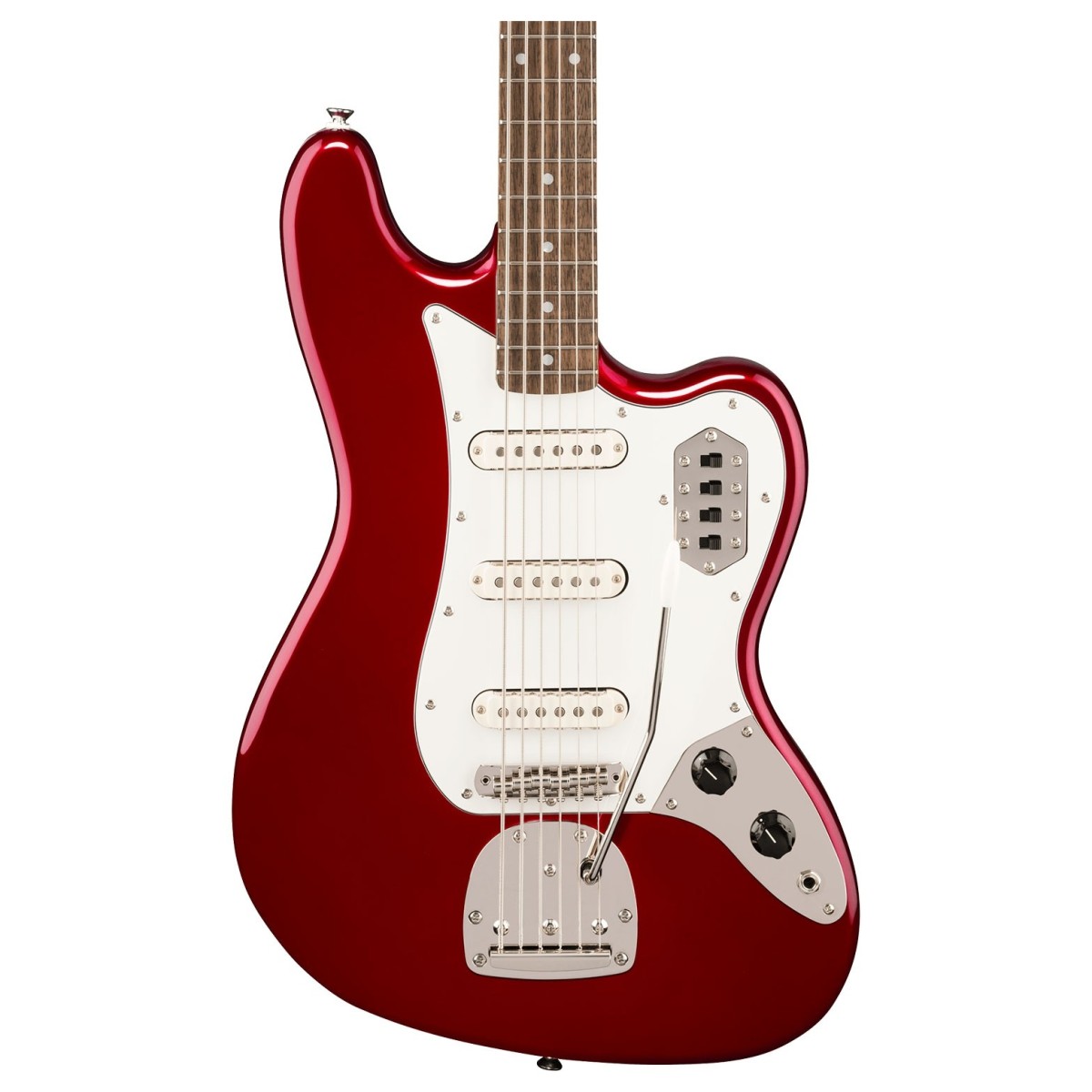 Squier FSR Classic Vibe Bass VI Matching Headstock Candy Apple Red - Image 2