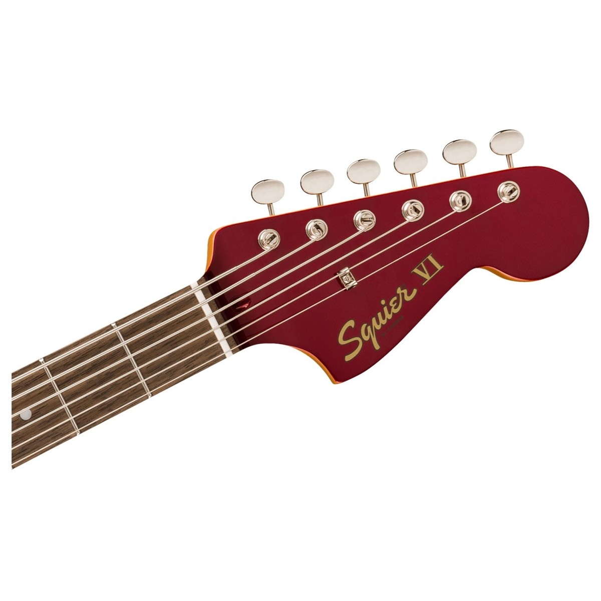 Squier FSR Classic Vibe Bass VI Matching Headstock Candy Apple Red - Image 3