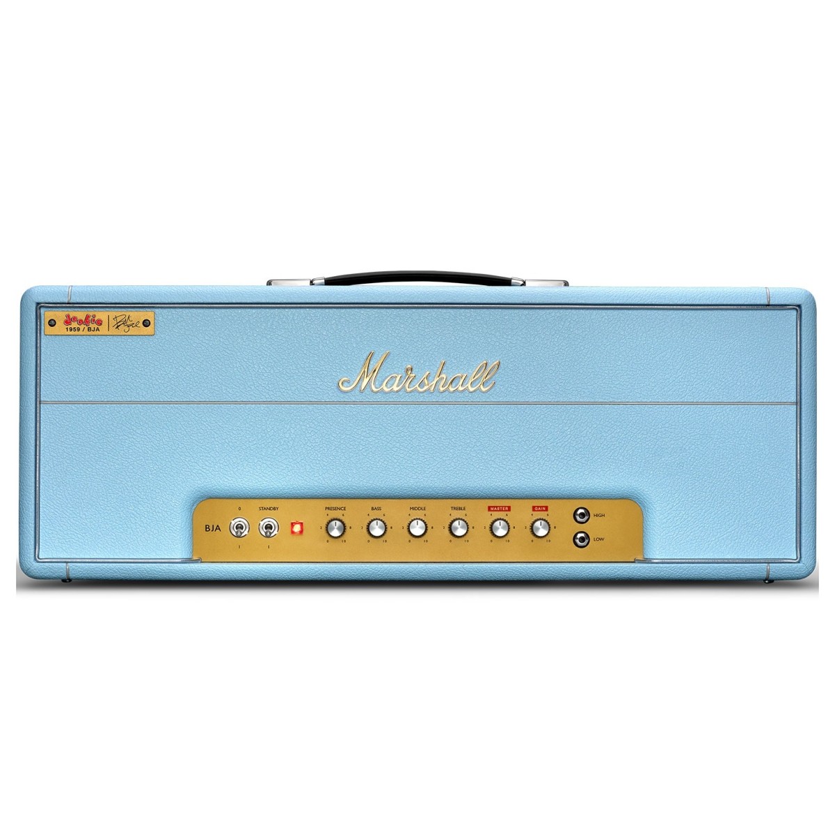 Marshall 1959BJA Billie Joe Armstrong Signature Head Baby Blue - Image 1