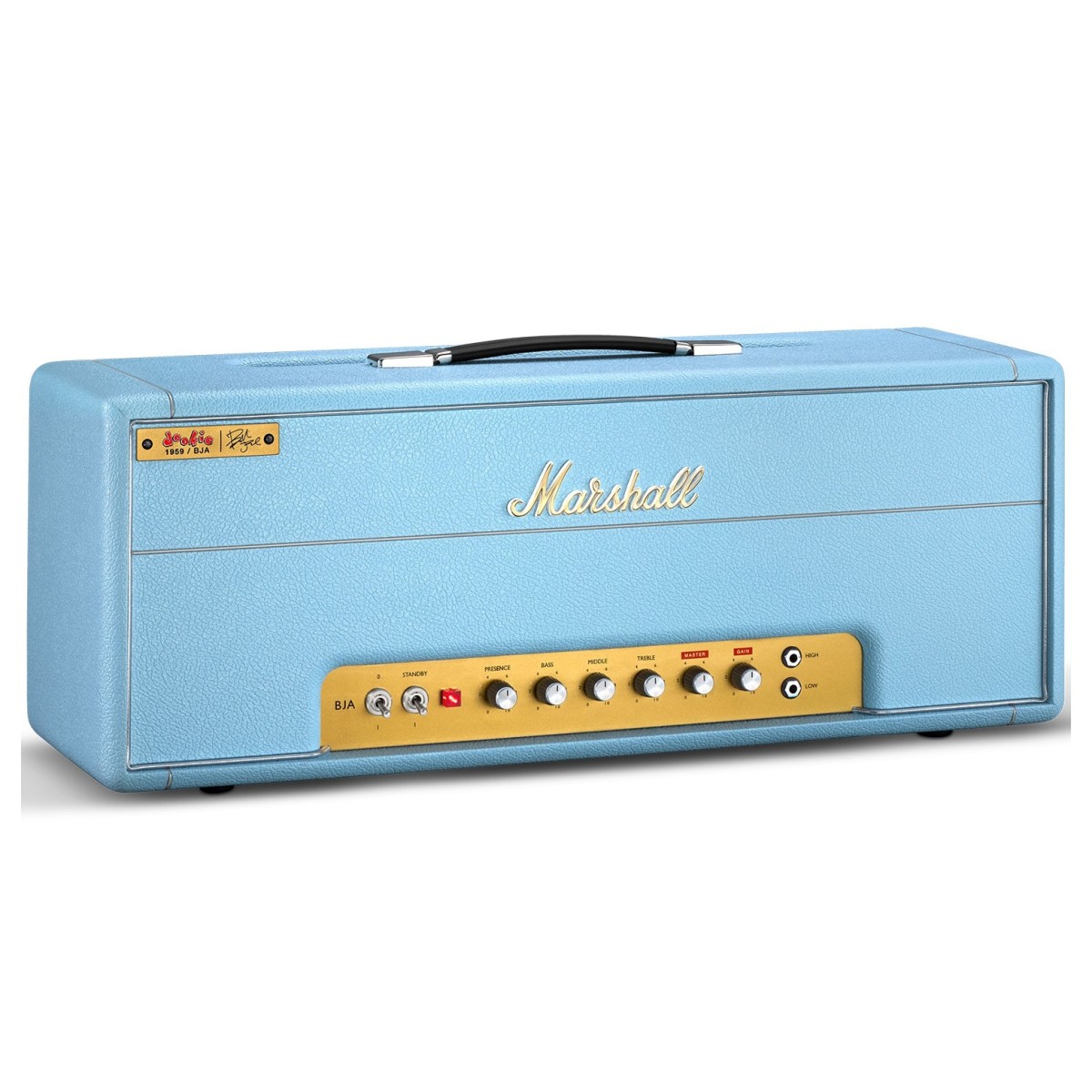 Marshall 1959BJA Billie Joe Armstrong Signature Head Baby Blue - Image 2