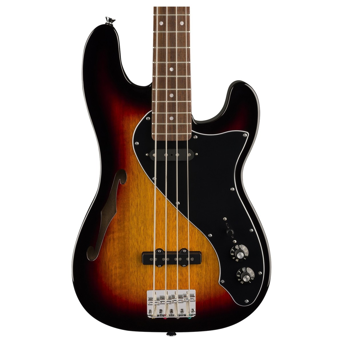 Squier Paranormal Precision Bass Thinline SJ 3-Color Sunburst - Image 2