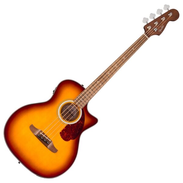 Fender California Deluxe Kingman Bass CE Honey Sunburst - Image 1