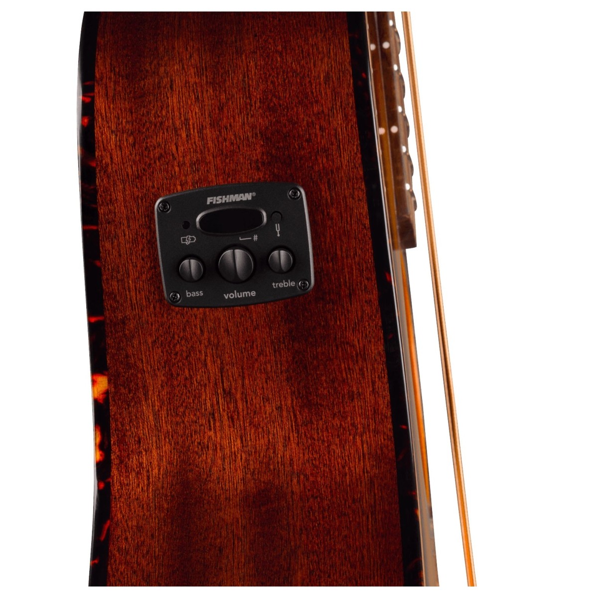 Fender California Deluxe Kingman Bass CE Honey Sunburst - Image 2