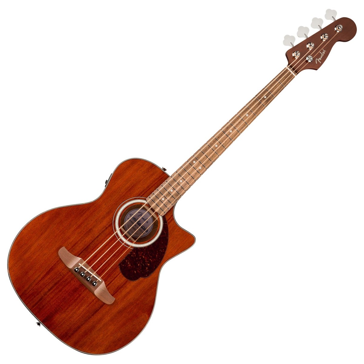 Fender California Deluxe Kingman Bass CE Mahogany Natural - Image 1