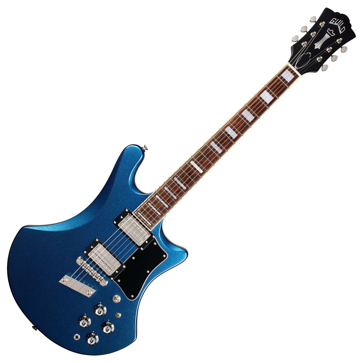 Guild S-300 Deluxe Electric Guitar Neptune Blue Metallic - Image 1