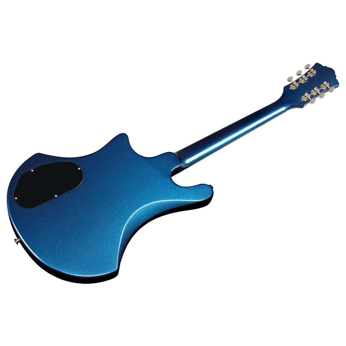 Guild S-300 Deluxe Electric Guitar Neptune Blue Metallic - Image 4