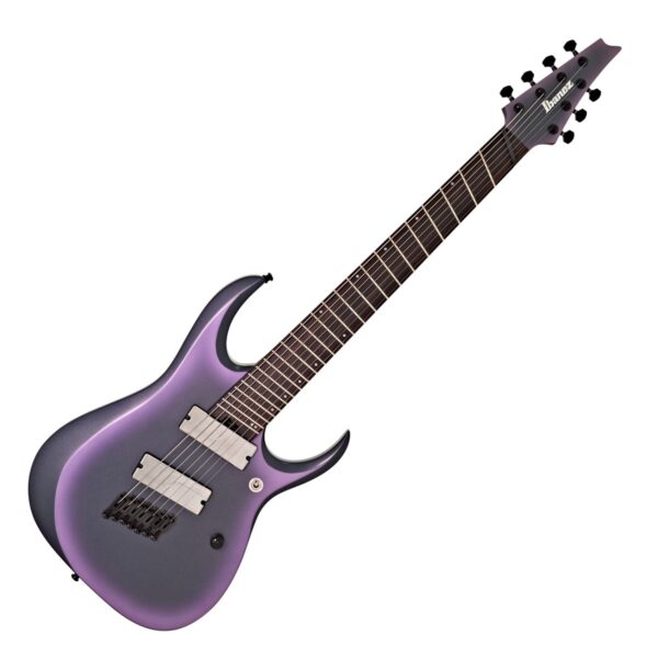 Ibanez RGD71ALMS Axion Label 7-String Black Aurora Burst Matte - Image 1