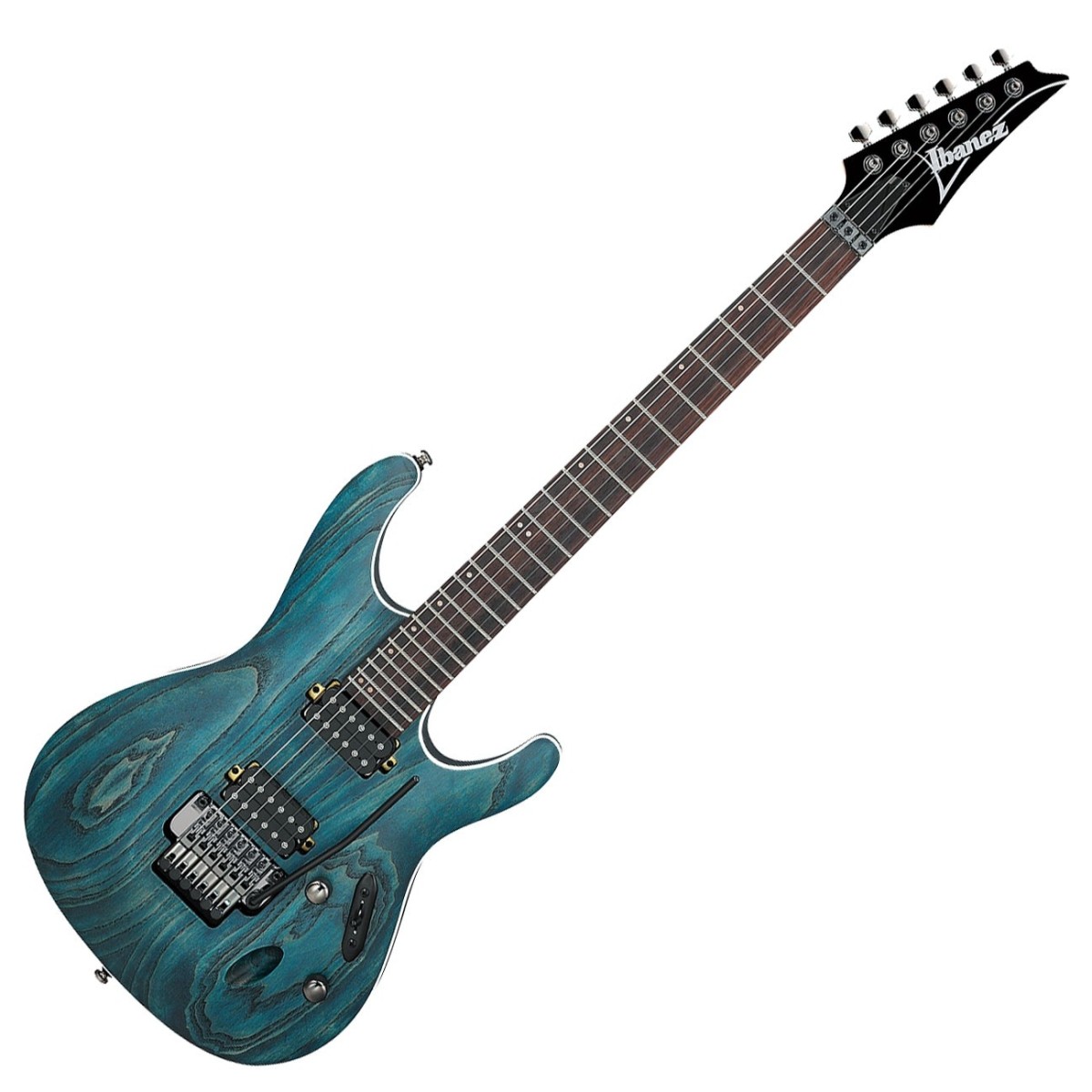 Ibanez S520AH Cosmic Blue Flat - Image 1