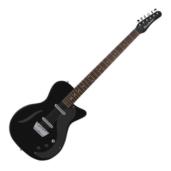 Danelectro Vintage Baritone Guitar Gloss Black - Image 1