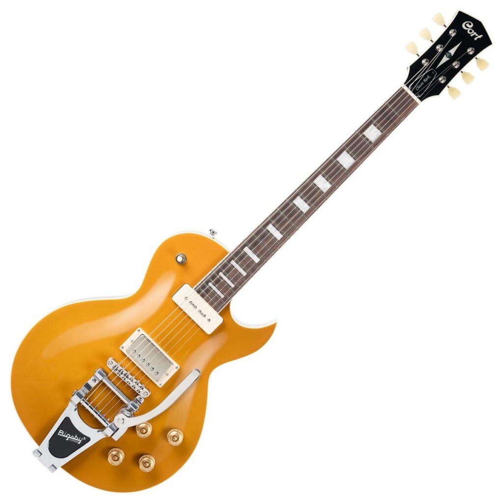 Cort CR200 Bigsby Gold Top
