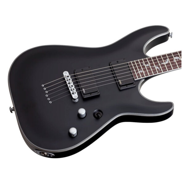 Schecter Damien Platinum-6 Satin Black - Image 2