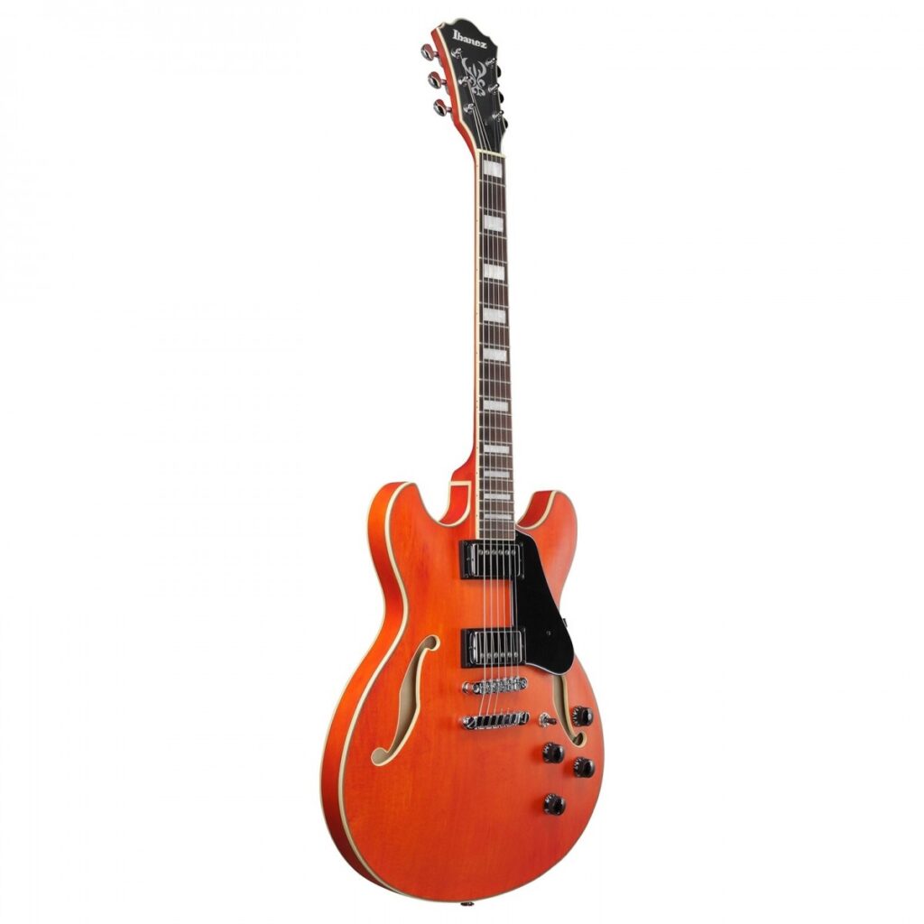 Ibanez AS73 Transparent Tangerine Flat