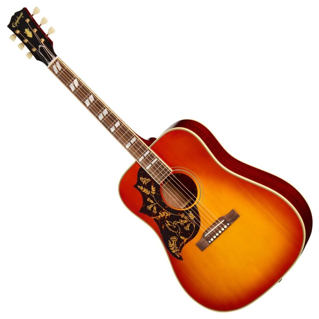 Epiphone 1960 Hummingbird Reissue Left Handed Heritage Cherry Sunburst