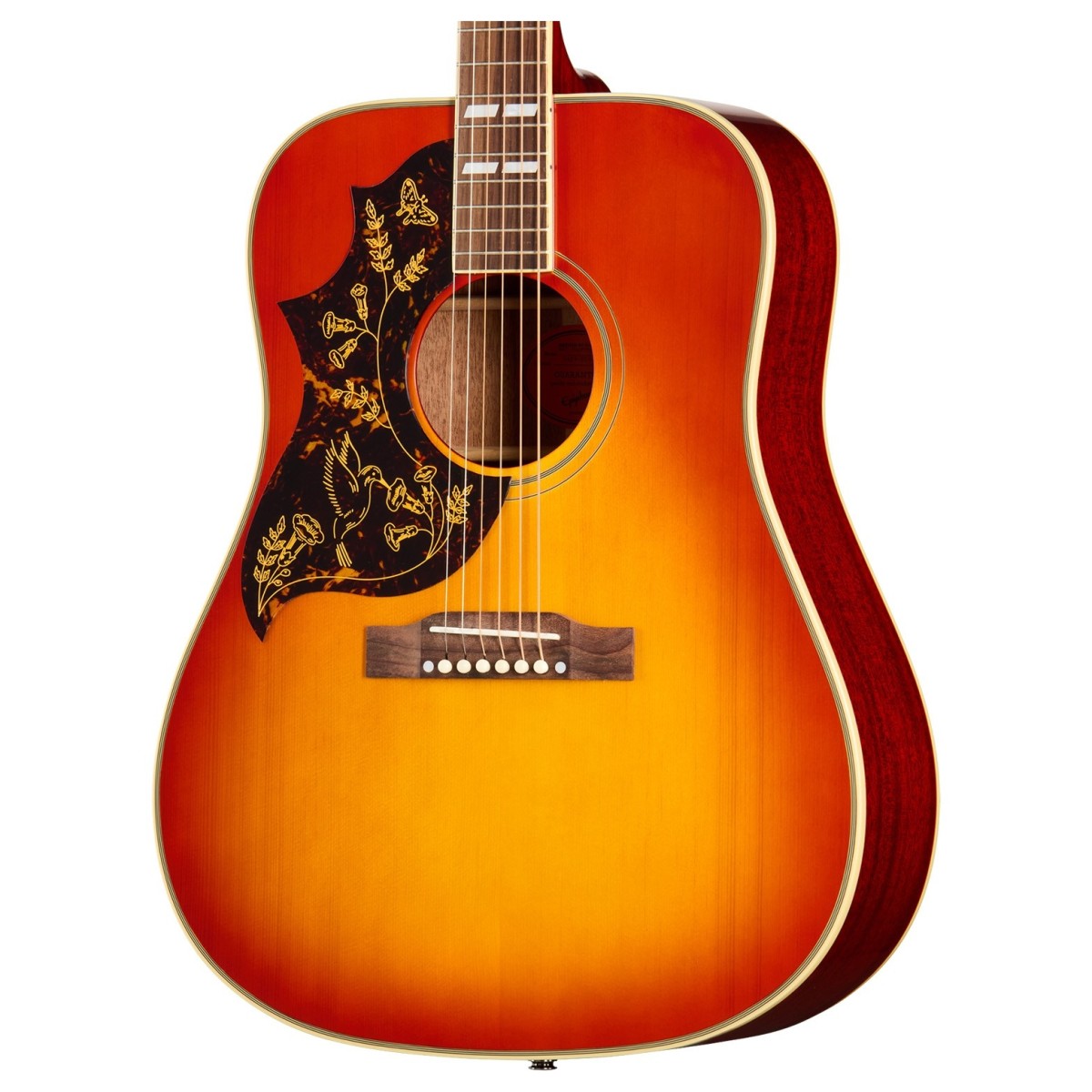 Epiphone 1960 Hummingbird Reissue Left Handed Heritage Cherry Sunburst - Image 2