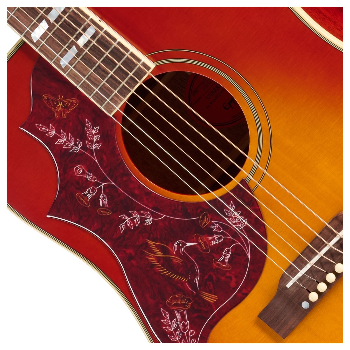 Epiphone Hummingbird Standard Left Handed Cherry Sunburst - Image 4