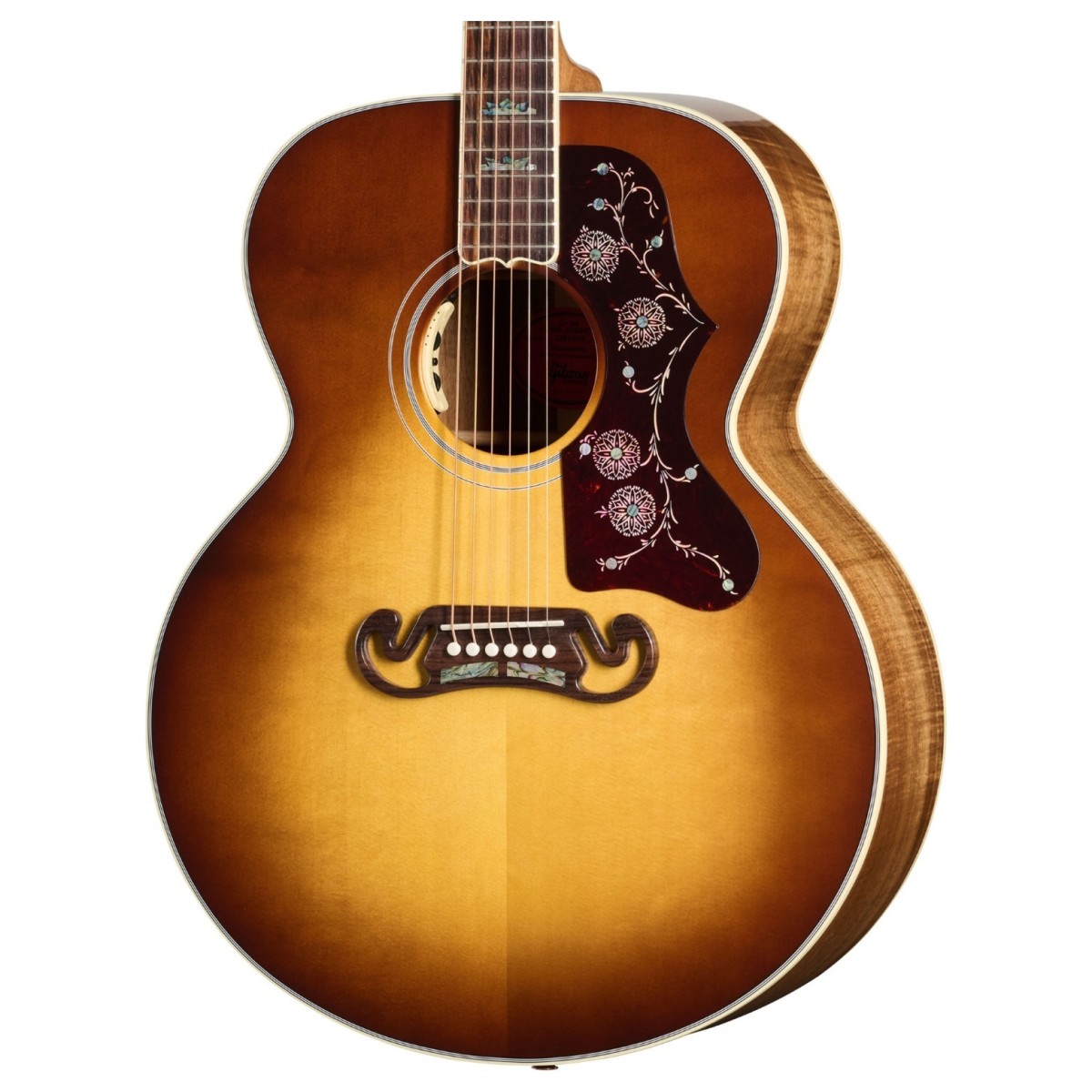 Gibson Custom SJ-200 Elegant Koa Honey Burst - Image 2