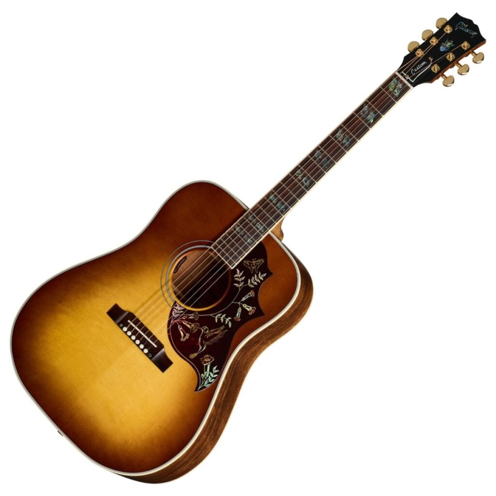 Gibson Custom Hummingbird Elegant Koa Honey Burst